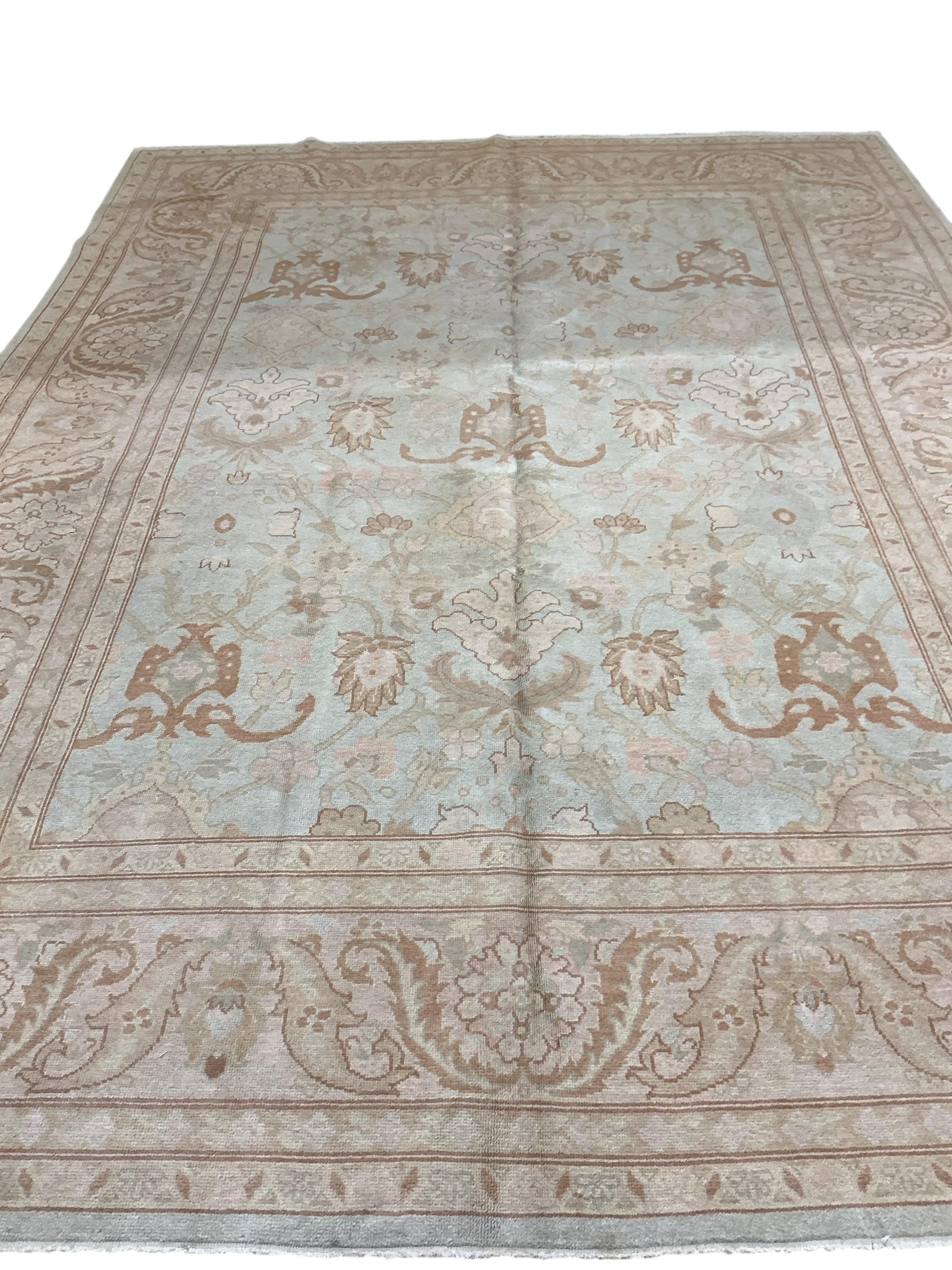 An Indian Agra carpet, 365 x 275cm